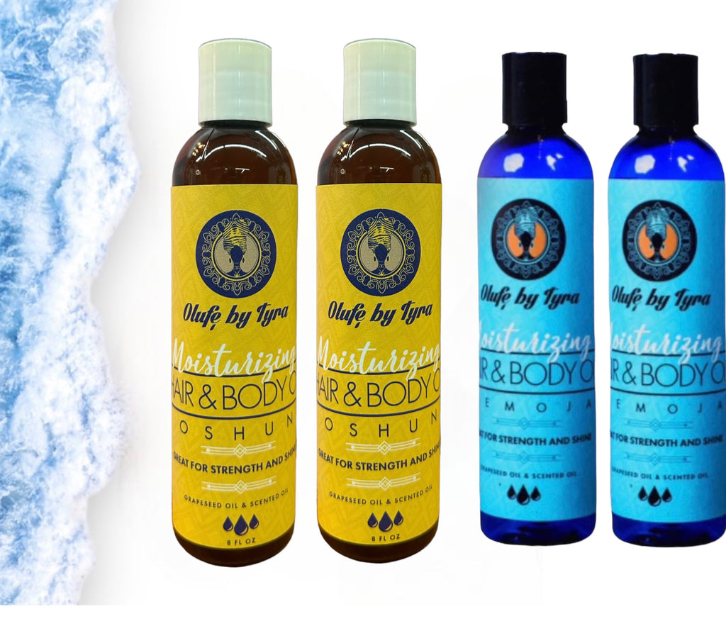 Oshun and Yemoja Hair & Body Oil Bundle